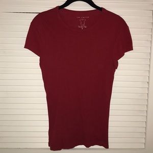 Red fitted Tee The Limited Sz M